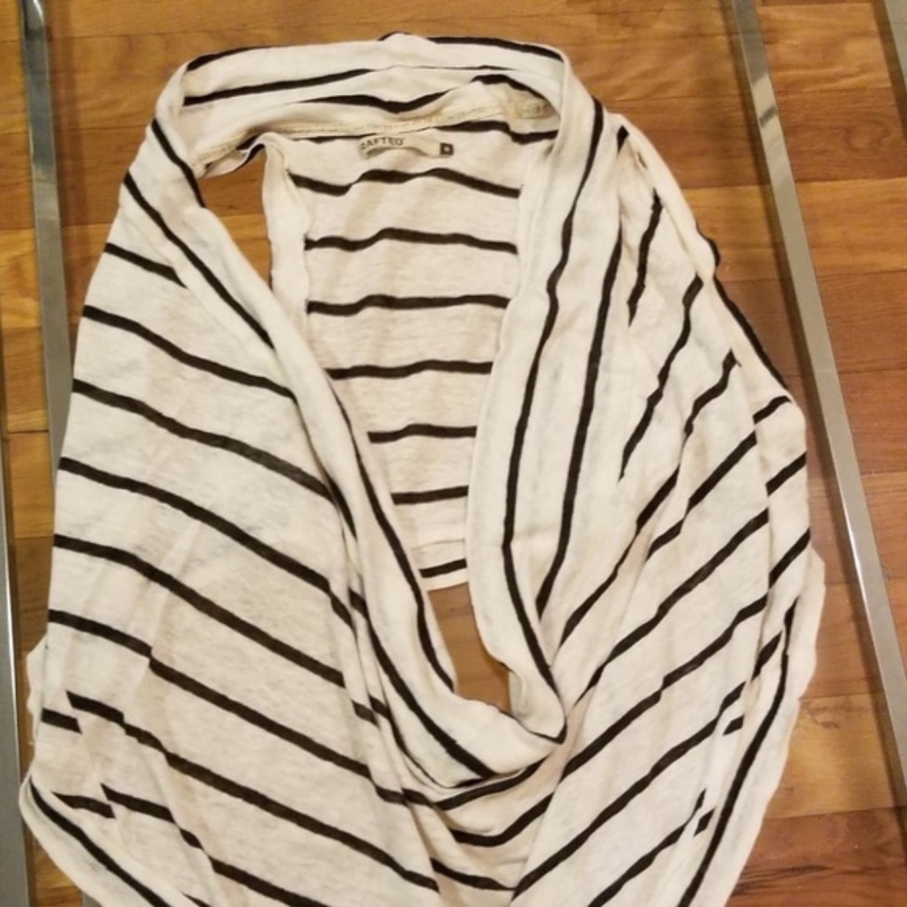 Women Crafted Swim CoverUp Striped Top 6